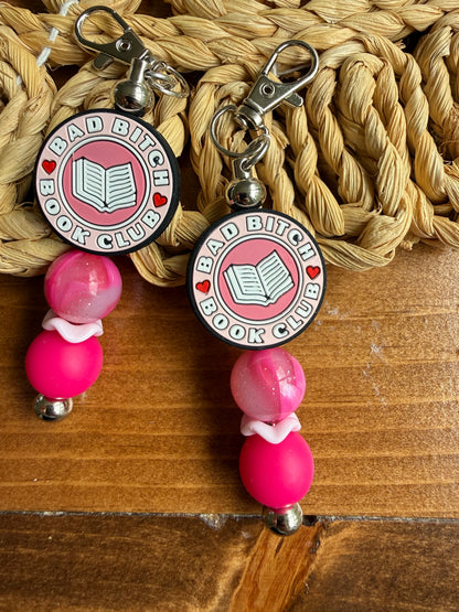 Bad bitch book club tethered charm