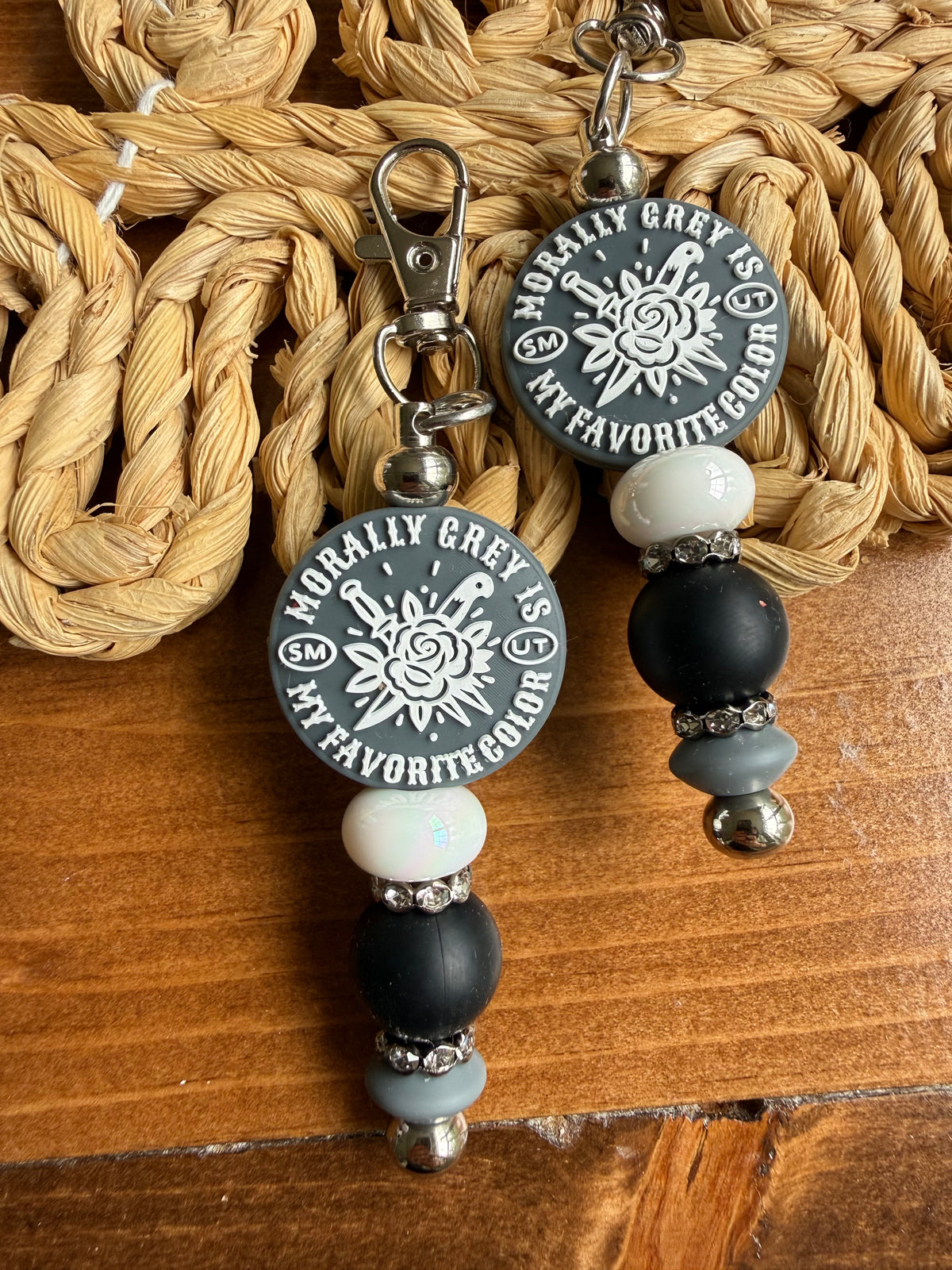 Morally gray is my favorite color tethered charm