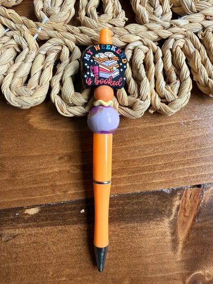My weekend is booked Pen