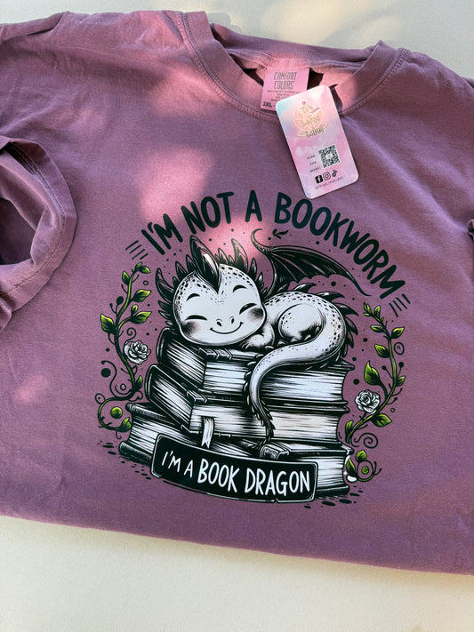 Not a Bookworm, Book Dragon Shirt
