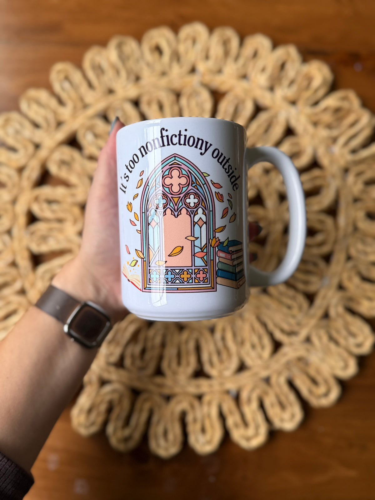 Too Nonfictiony Outside Mug