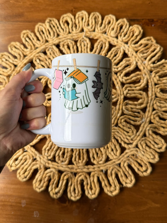 Ghostie Clothesline Mug