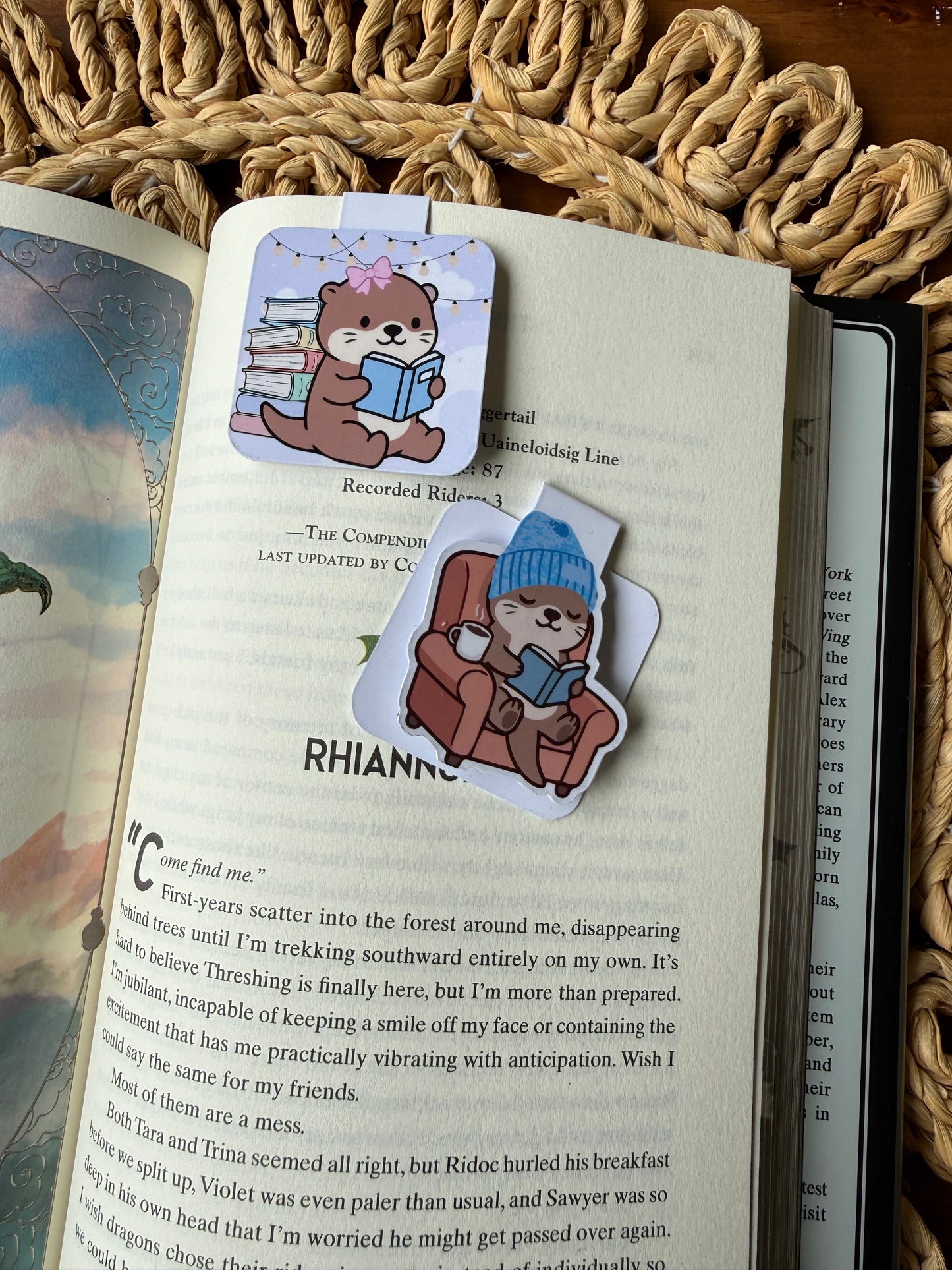 Cutie Otter Magnetic Bookmark