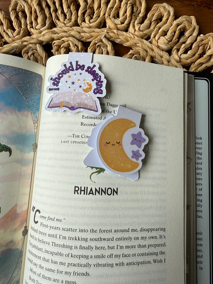 I should be Sleeping Magnetic Bookmark (holographic)