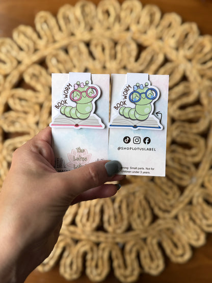 Bookworm Magnetic Bookmark
