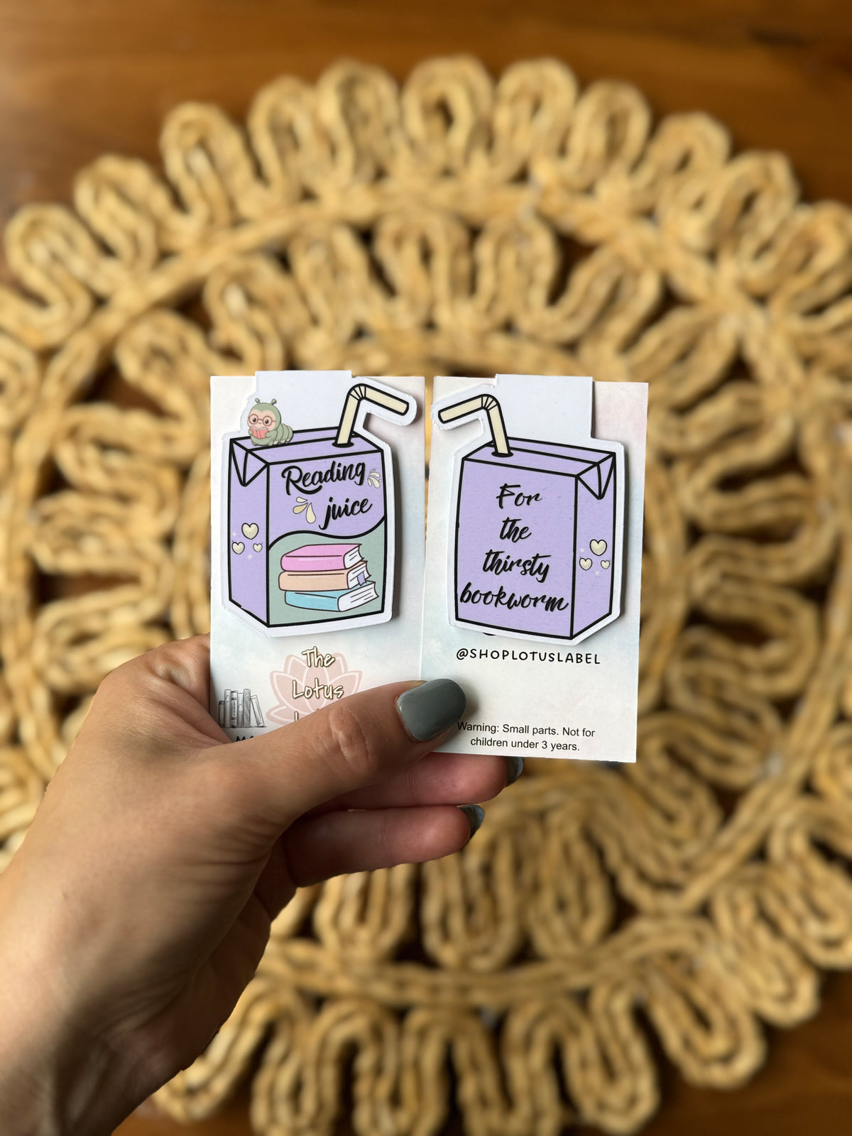 Reading Juice Magnetic Bookmark