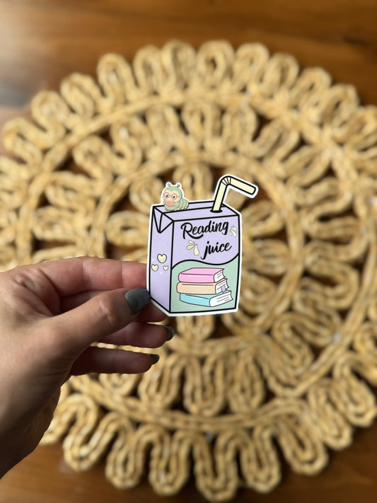Reading Juice Sticker