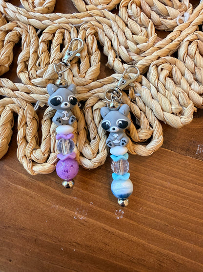 Raccoon Friend Tethered Charm