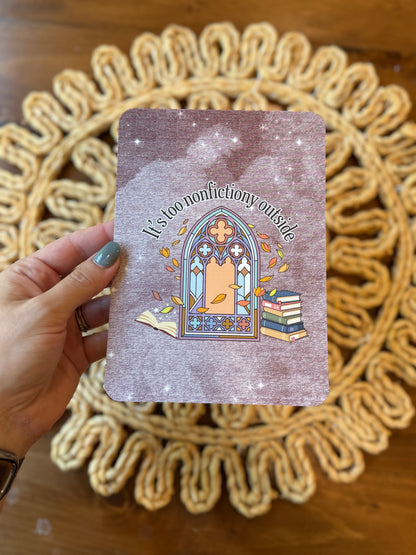 It's too Nonfictiony Outside Kindle Insert