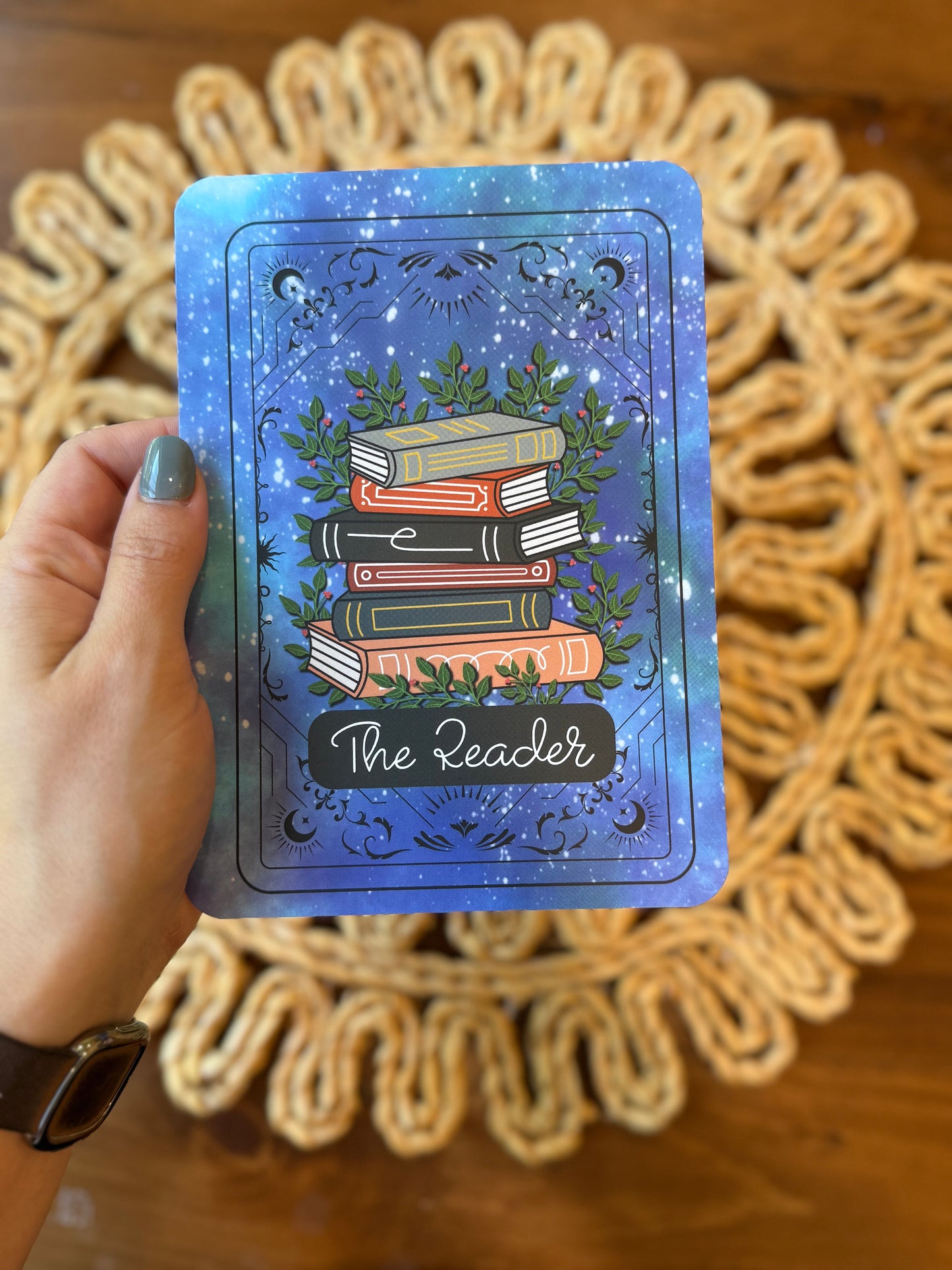 Galaxy The Reader Tarot Card Kindle Insert