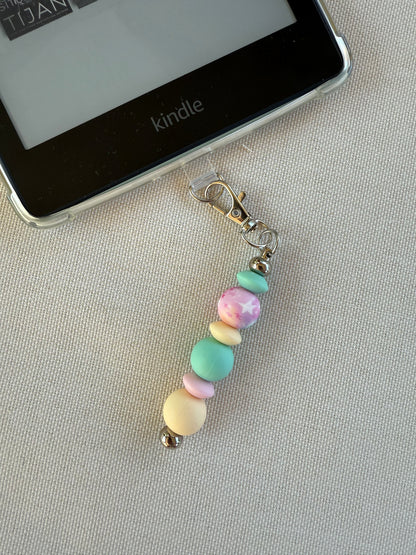 Pastel Galaxy Bead Tethered Charm