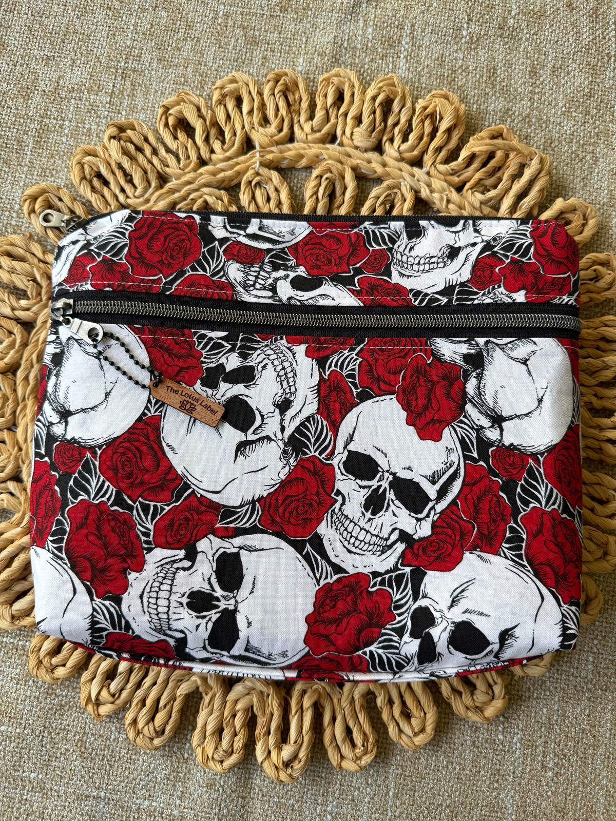 Skulls & Roses Book Sleeve