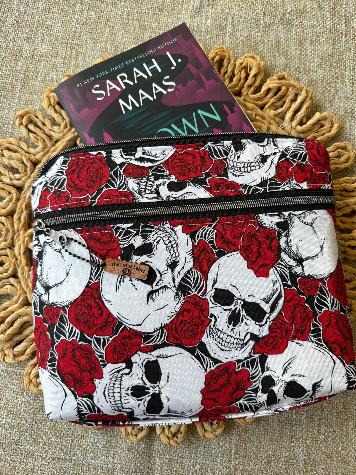 Skulls & Roses Book Sleeve