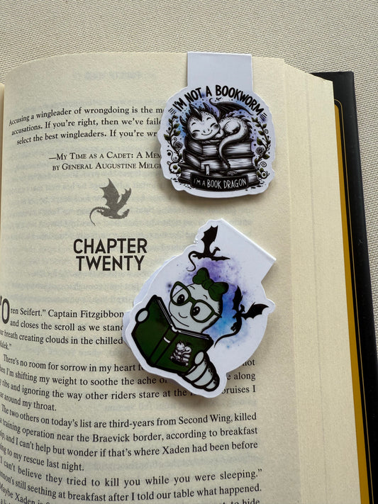 Book Dragon Magnetic Bookmark