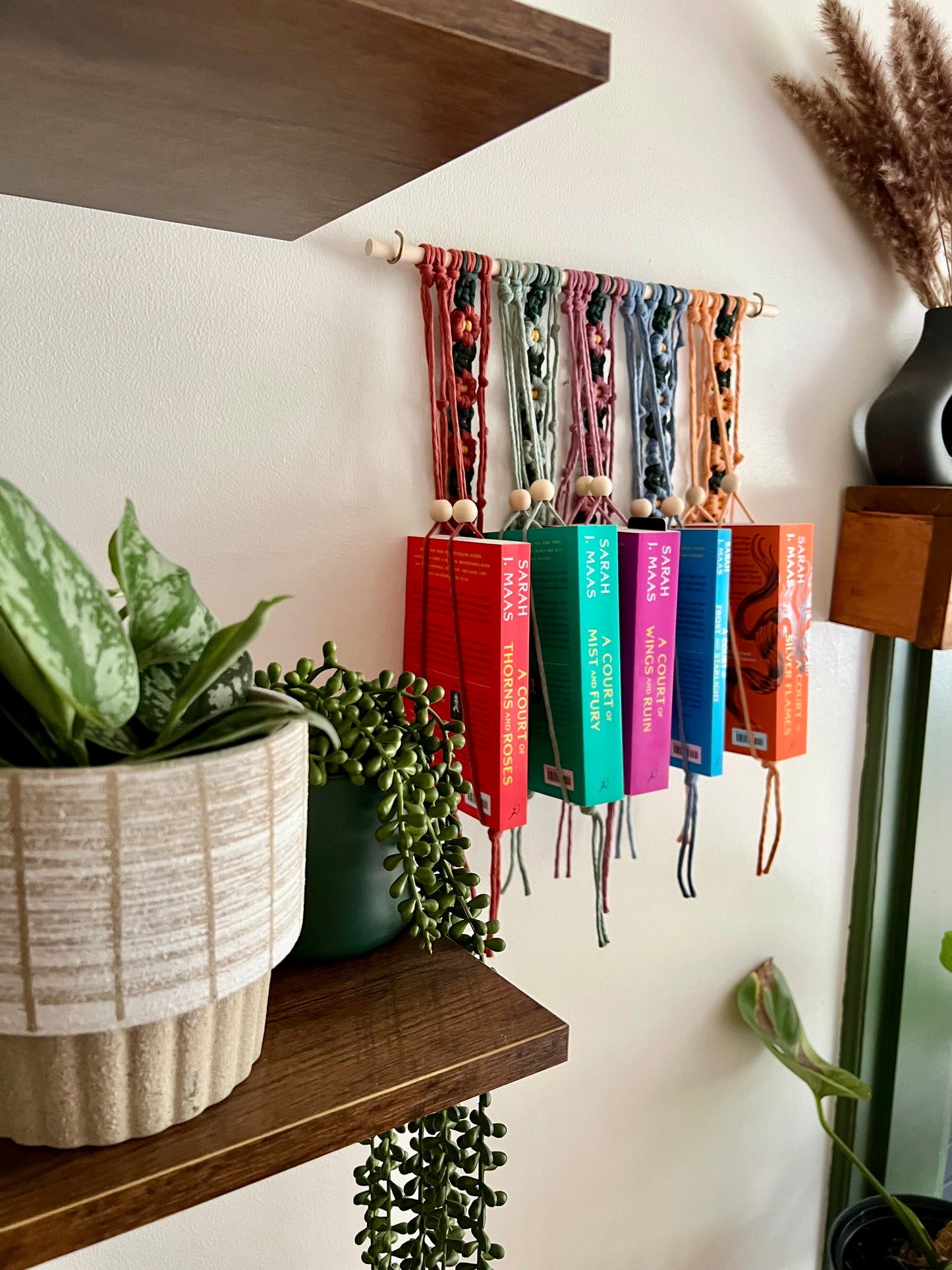 Colorful Flower Book Display