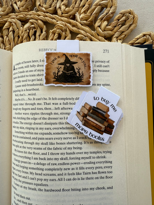 I put a spell on you Magnetic Bookmark