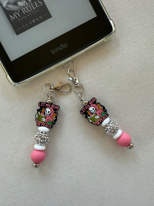 Read in Peace Tethered Charm