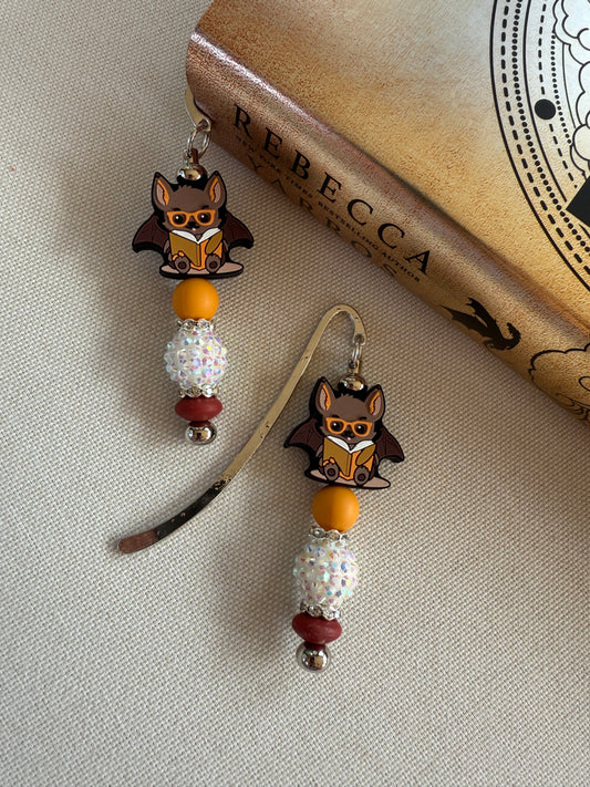 Cutie Bat Beaded Bookmark