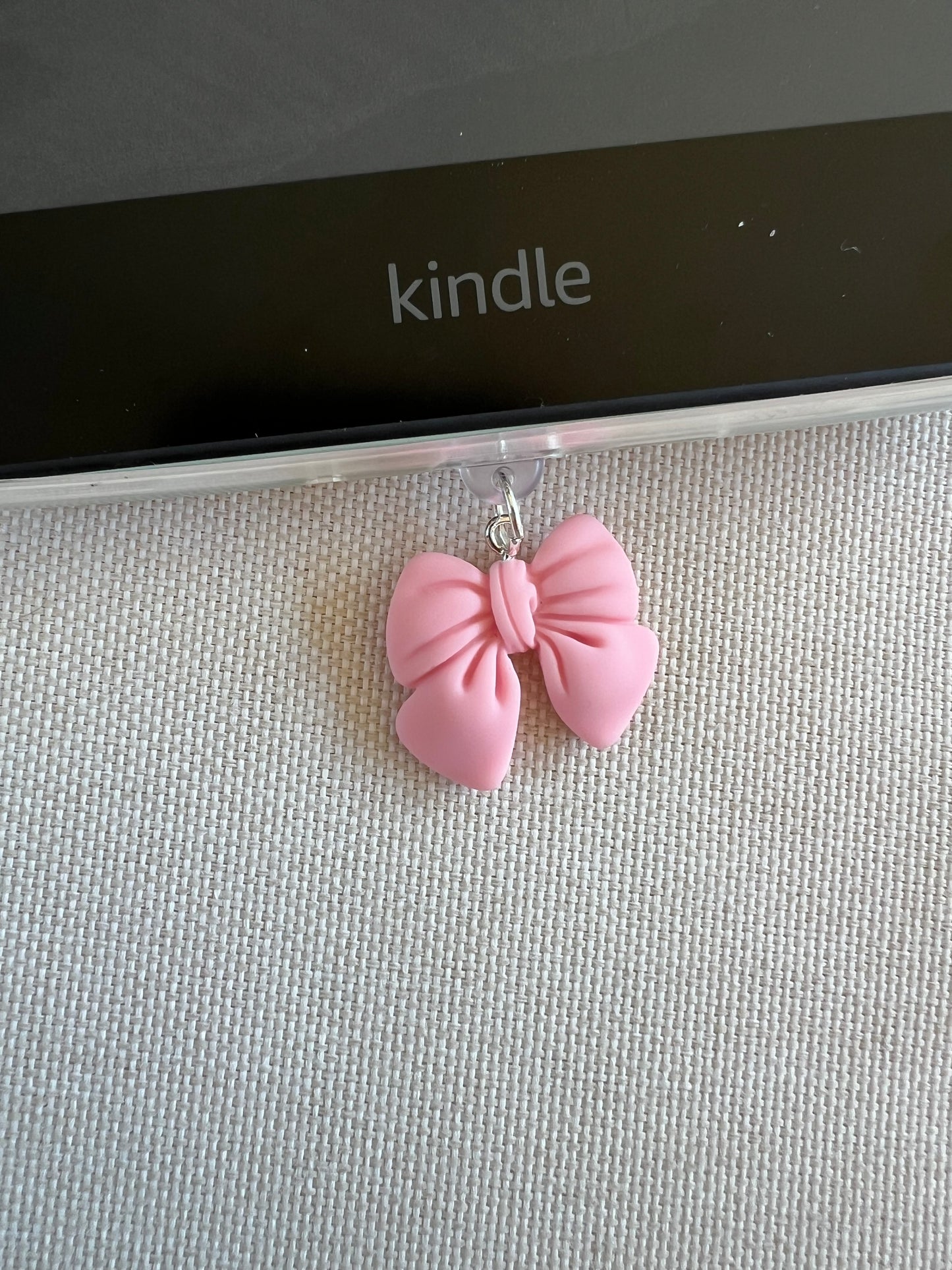 Pink Bow Dust Plug