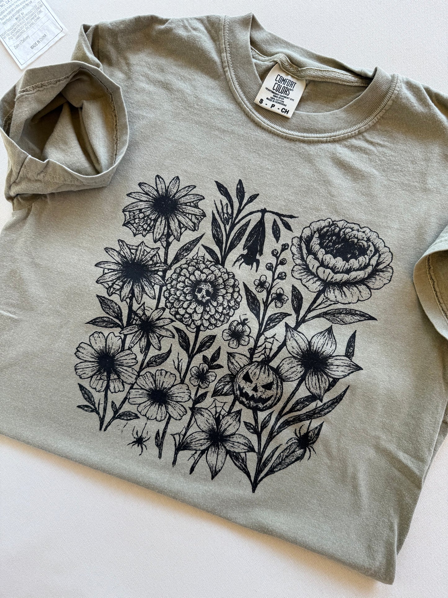 Spooky Florals Shirt
