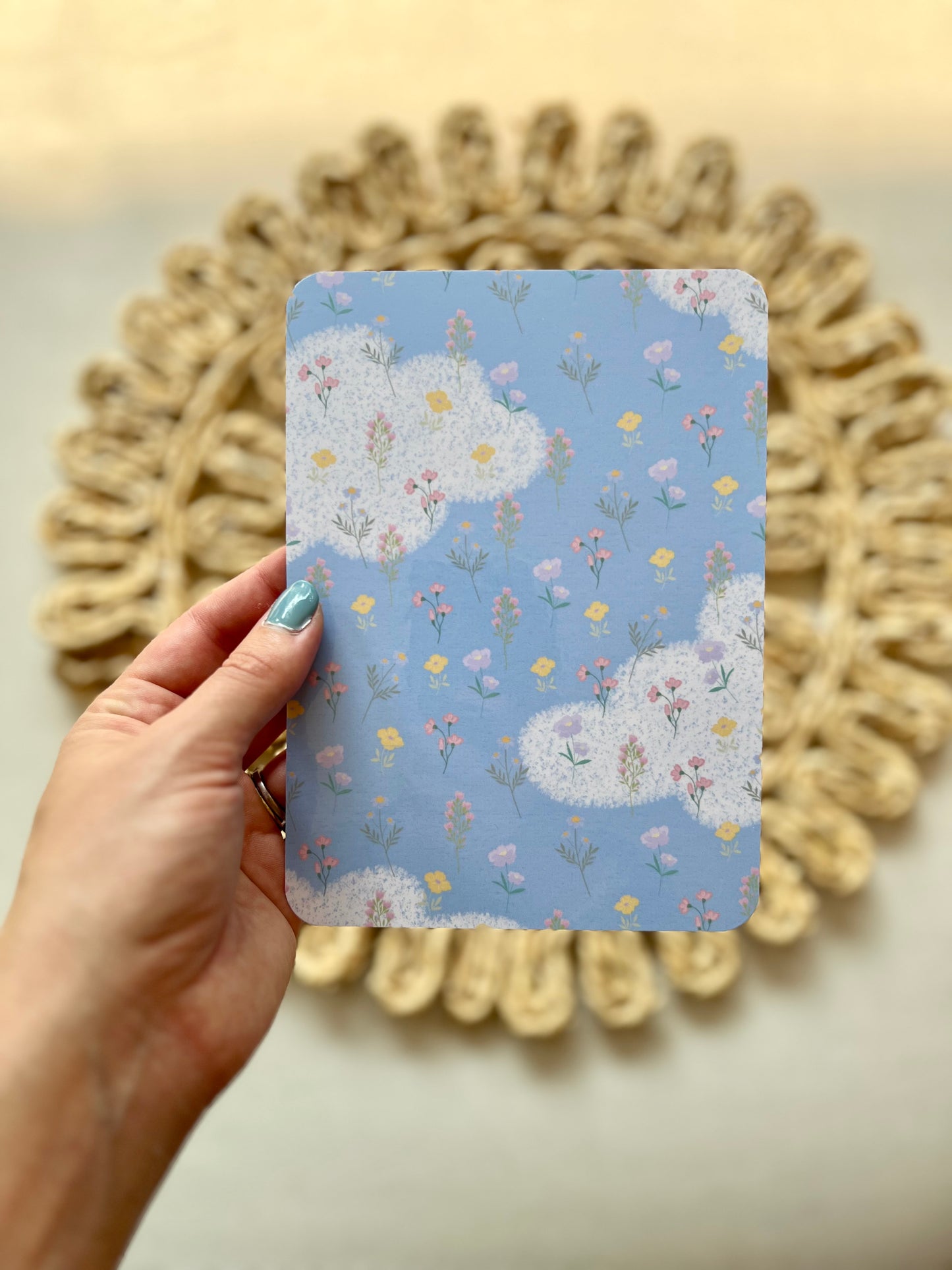 Clouds & Flowers Kindle Insert