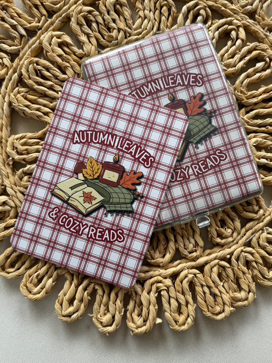 Autumn Leaves & Cozy Reads Kindle Insert