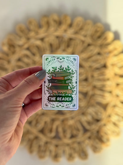 Holographic The Reader Sticker