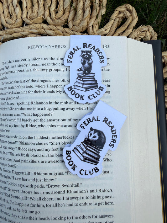 Feral Readers Magnetic Bookmark