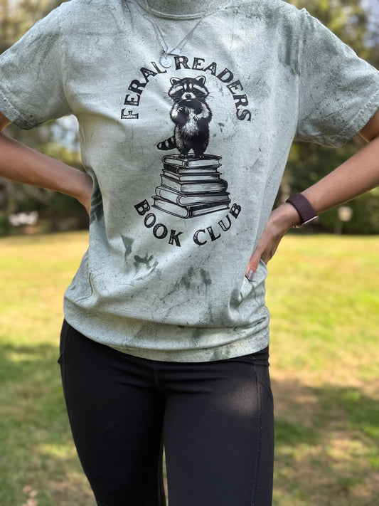 Feral Readers Raccoon Shirt