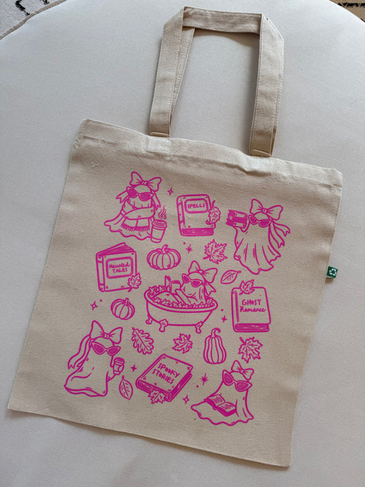 IMPERFECT ghosties tote bag