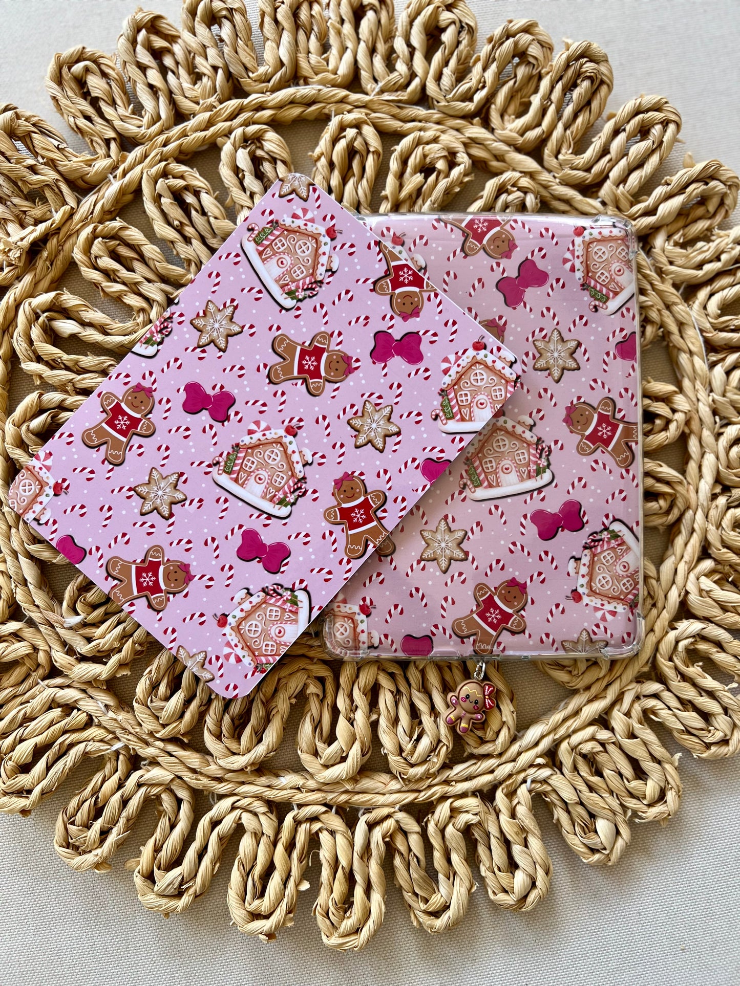 Pink Gingerbread Kindle Insert