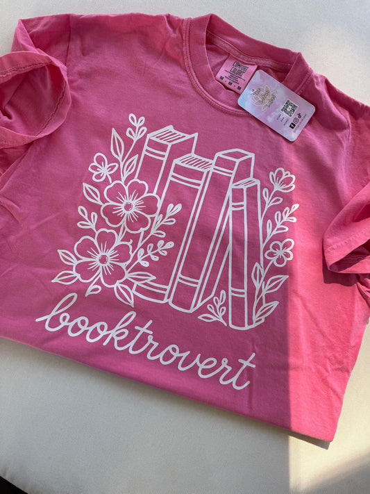 Booktrovert Flowers Shirt