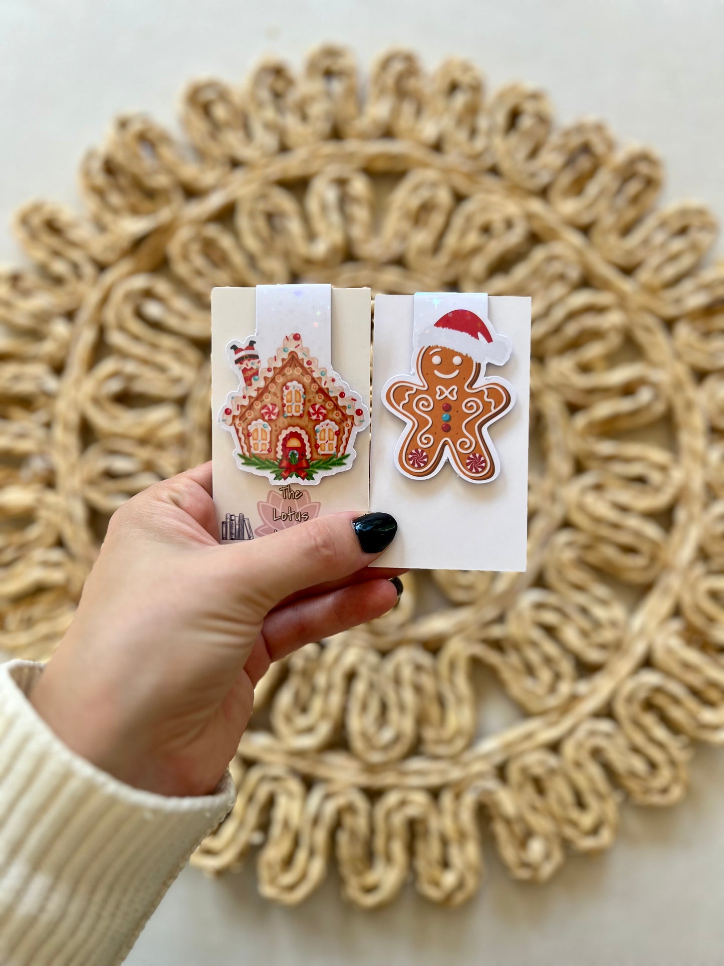 Gingerbread House Magnetic Bookmark