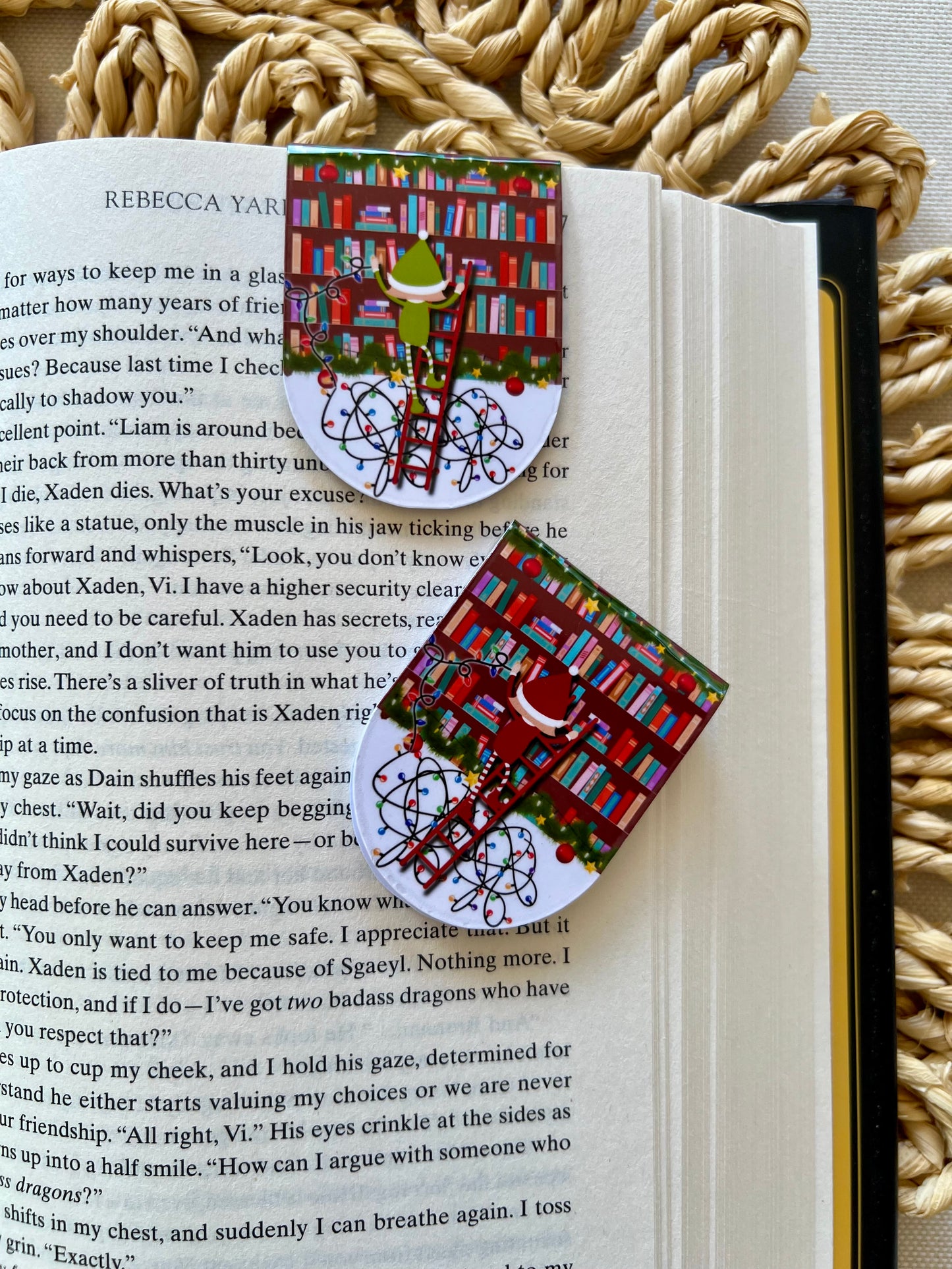 Library Elf Magnetic Bookmark