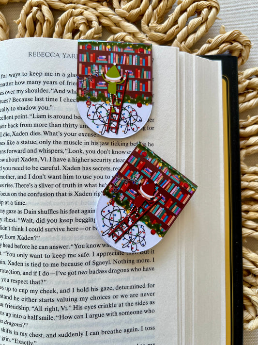 Library Elf Magnetic Bookmark