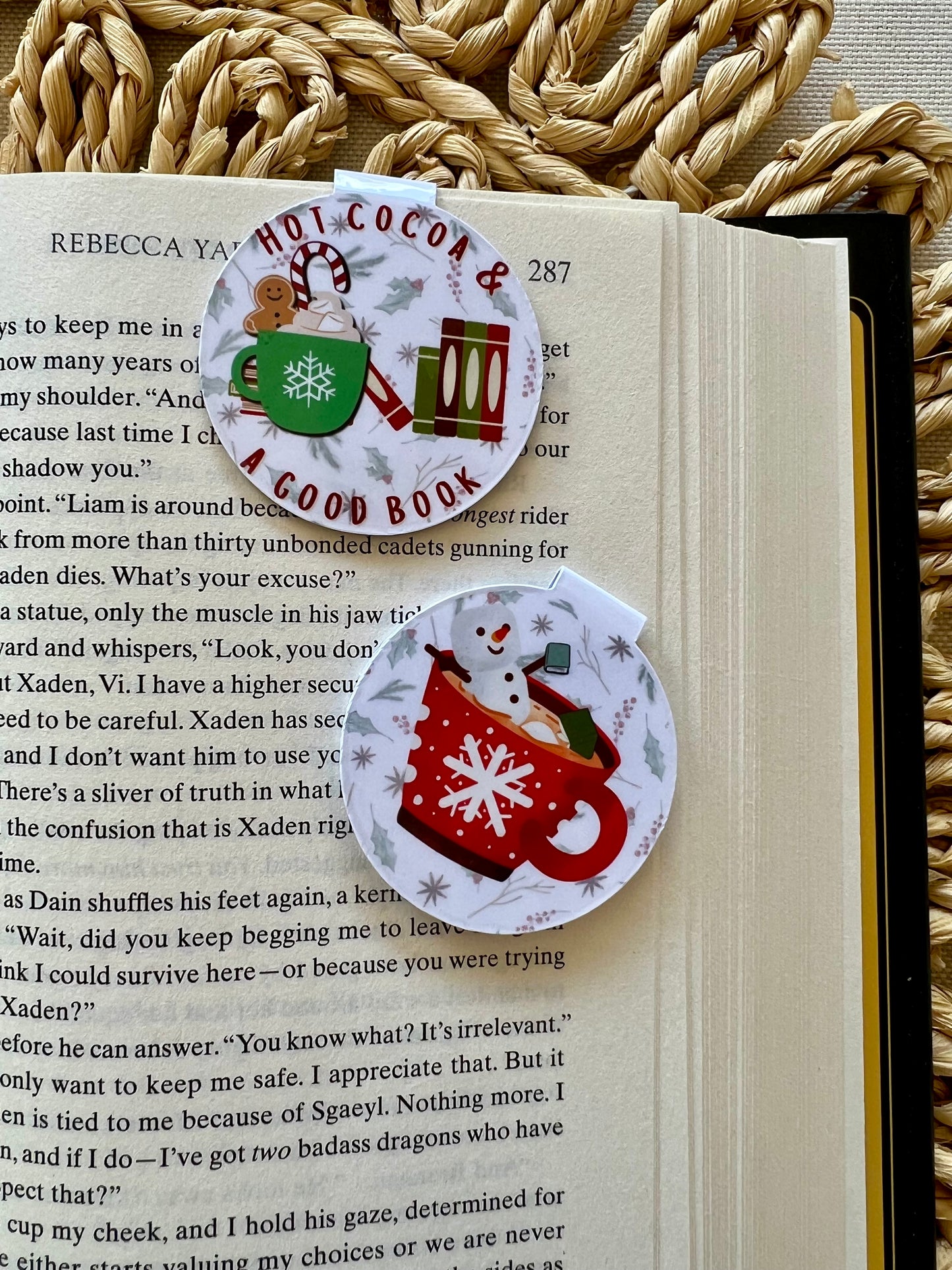 Hot Cocoa Magnetic Bookmark