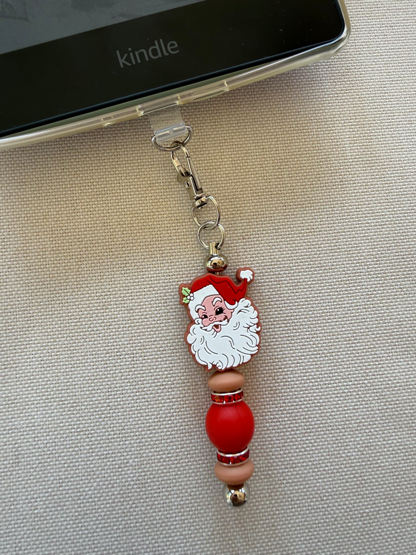 Vintage Santa Tethered Charm