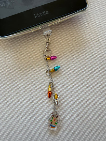 Christmas Lights Tethered Charm