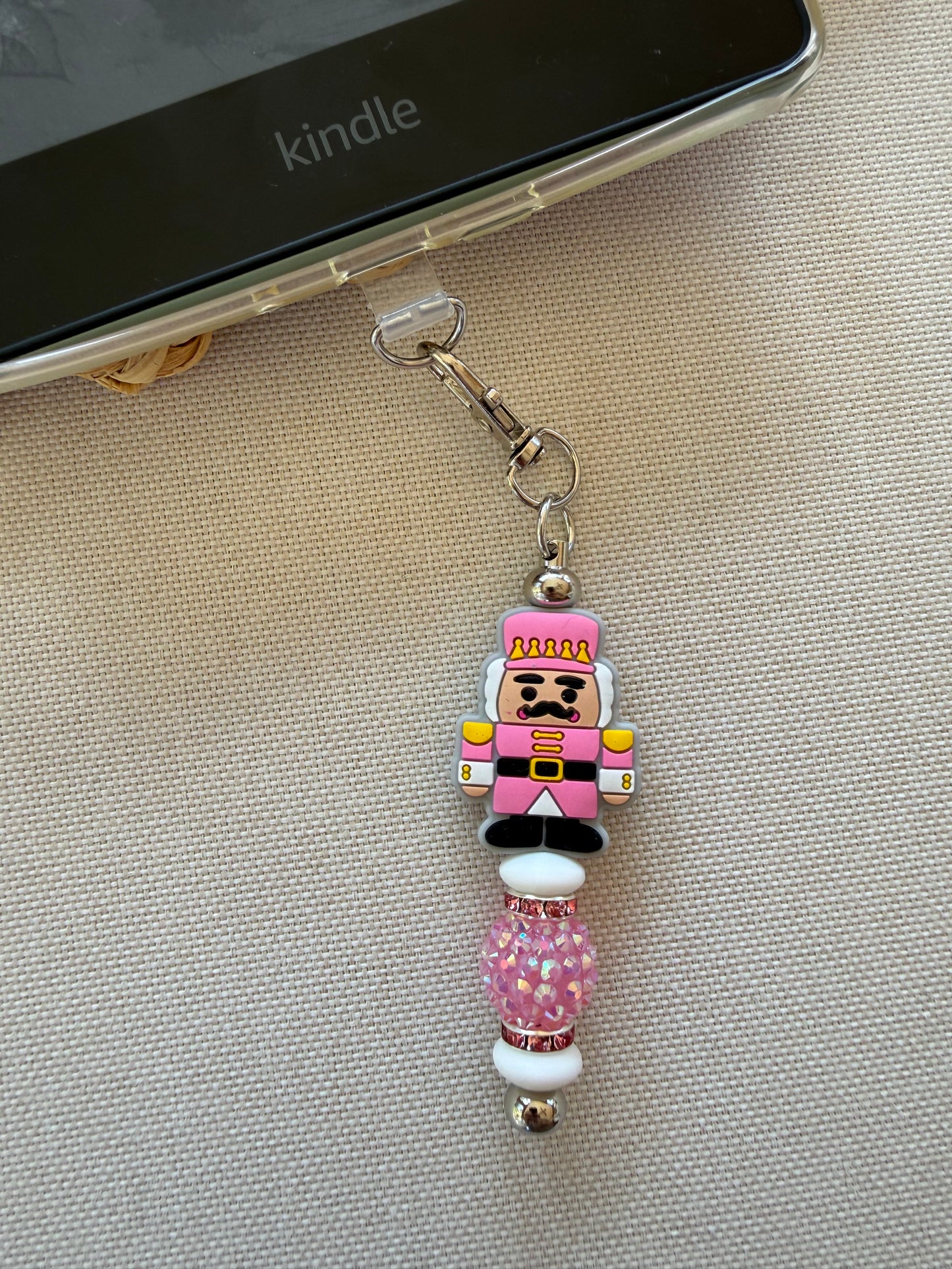 Pink Nutcracker Tethered Charm
