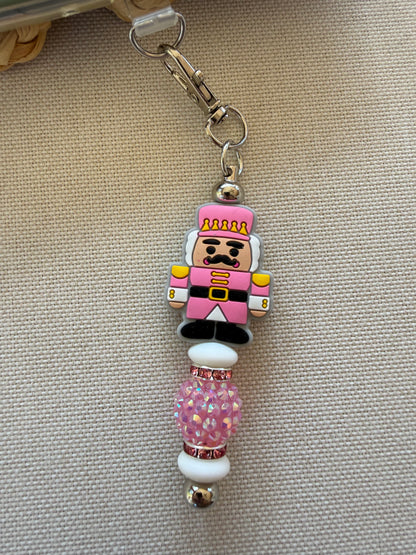 Pink Nutcracker Tethered Charm