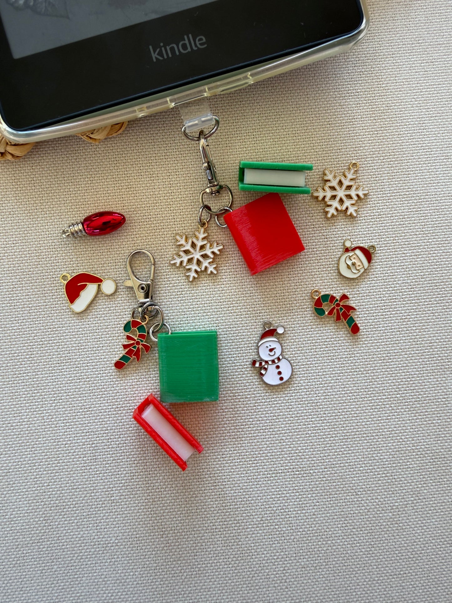 Customizable Book Tethered Charm