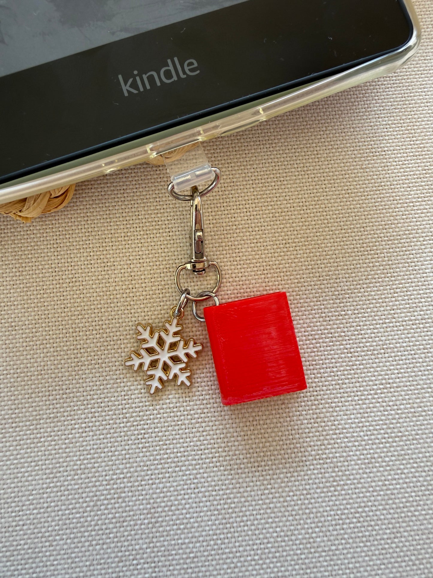 Customizable Book Tethered Charm