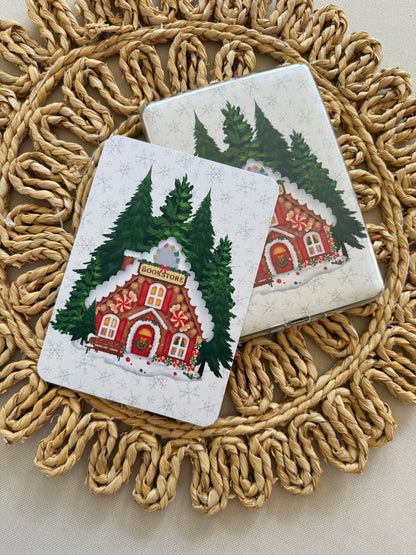 Gingerbread Bookstore Kindle Insert