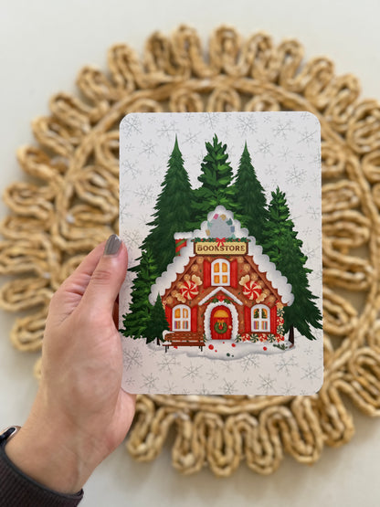 Gingerbread Bookstore Kindle Insert