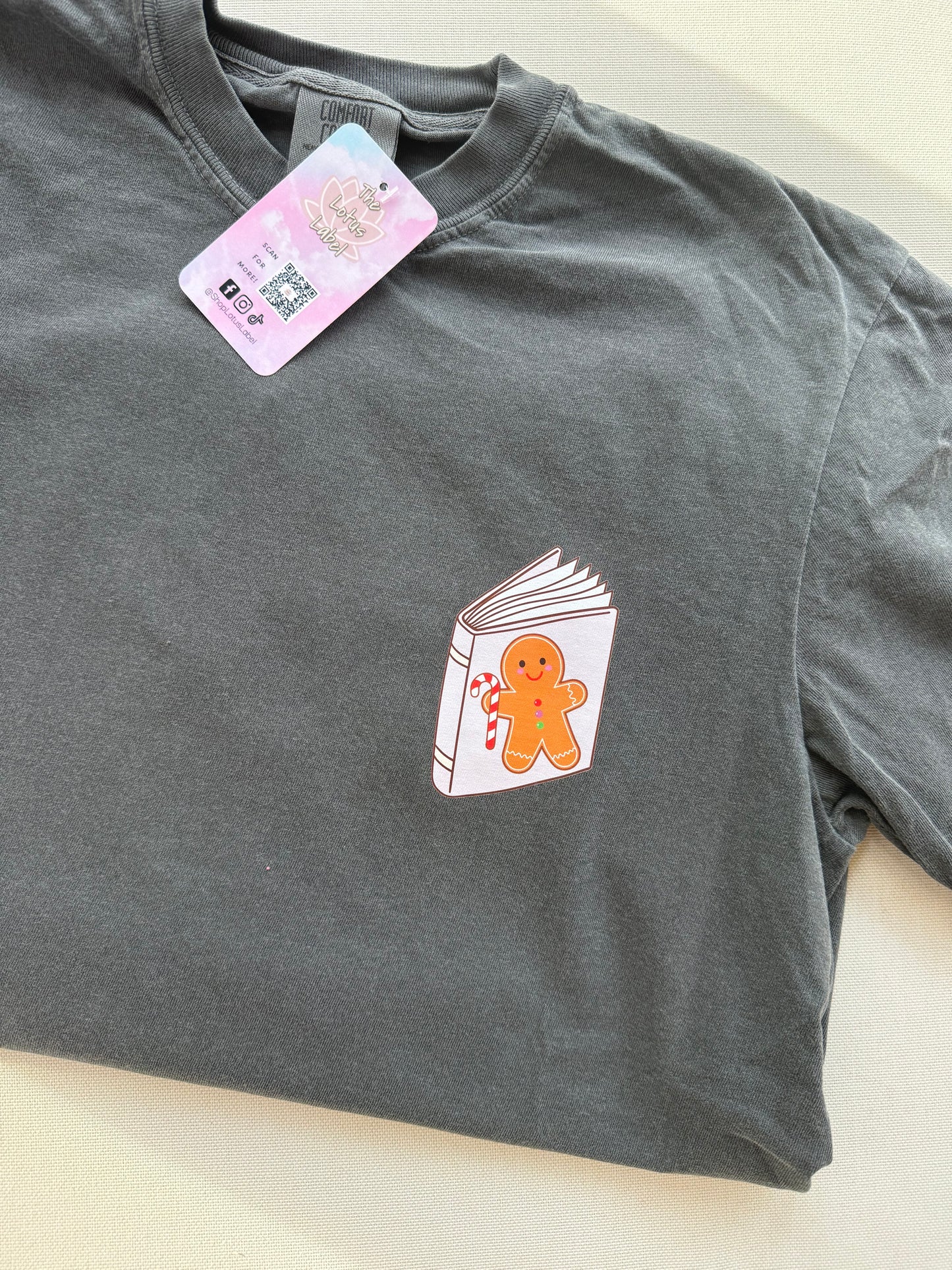 Gingerbread Bookstore Shirt (Back & Front design)