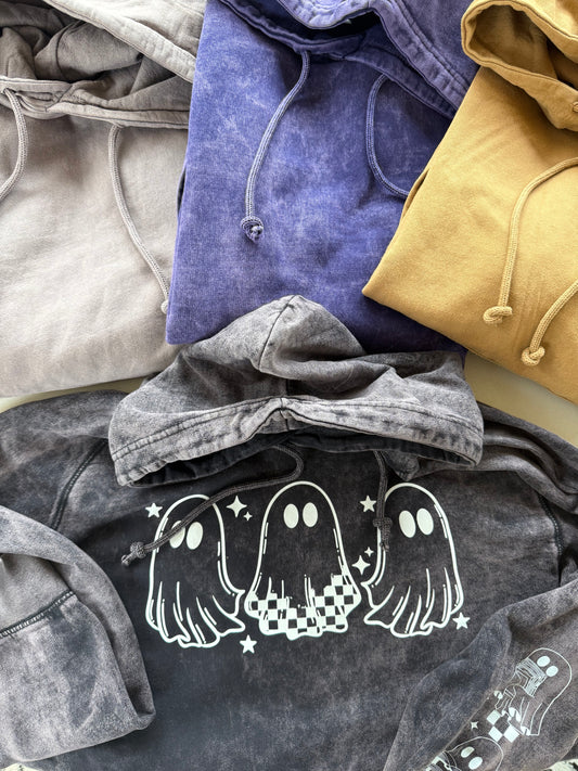 Vintage Wash Hoodie (Choose your print!)