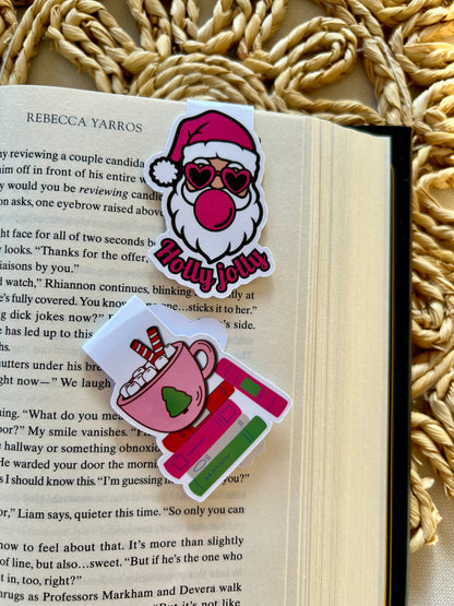 Holly Jolly Magnetic Bookmark