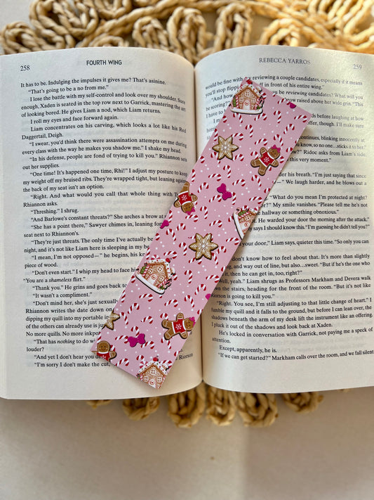 Pink Gingerbread Classic Bookmark