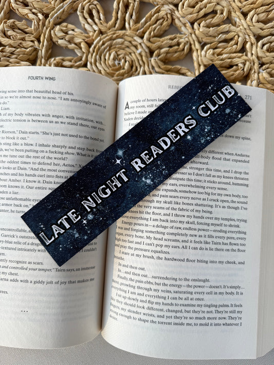 Late Night Readers Classic Bookmark