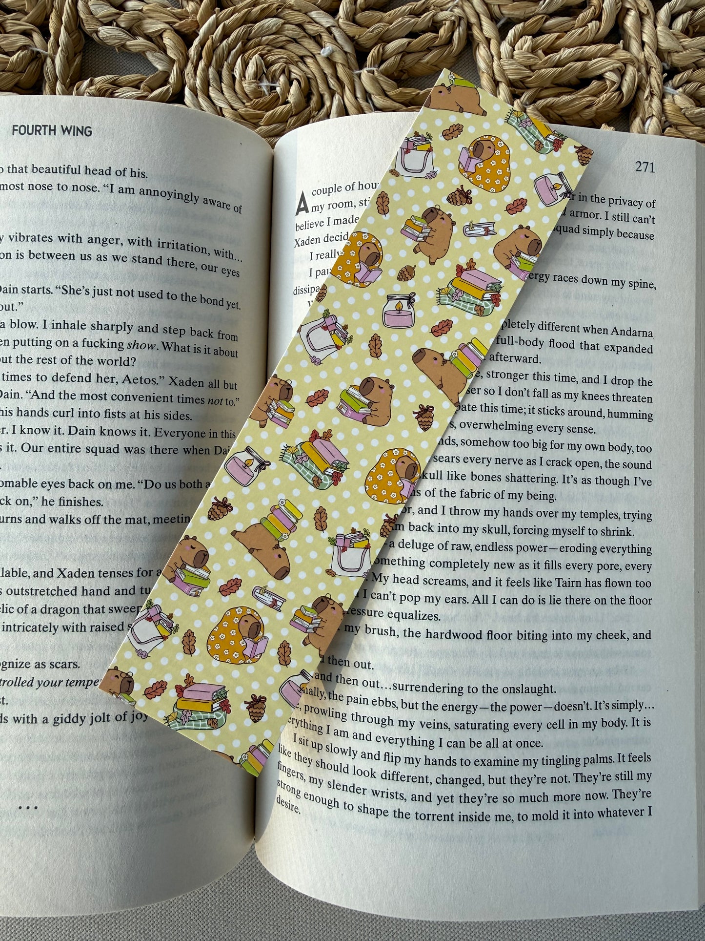 Cutie Capybara Classic Bookmark